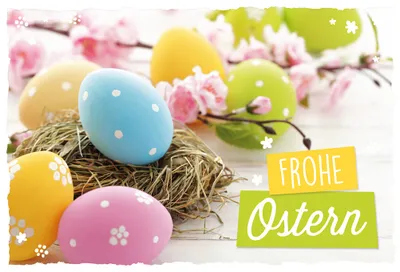 Produktbild von Ostern - Glückwunschkarte im Format 11,5 x 17 cm mit Briefumschlag