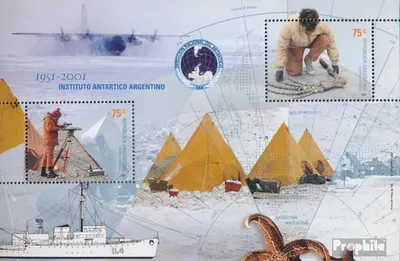 Produktbild von Briefmarken Argentinien 2001 Mi Block74 (kompl.Ausg.) postfrisch Argentinisches Antarktisinstitut