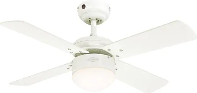 Zdjęcie produktu dla Wentylator sufitowy z oświetleniem LED i pilotem Colosseum White 90 cm
