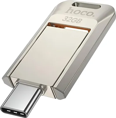 Immagine prodotto di Chiavetta USB 3.0 (USB C) da 32 GB Hoco UD17 nichel