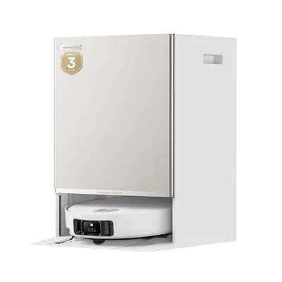 Produktbild von Dreame Matrix 10 Ultra Roboter Staubsauger und Bodenwischer,30kPa,Mehrfach-Moppschaltung,KI-Hindernisvermeidung,0 Tangle,100℃ Selbstreinigung,Weiß