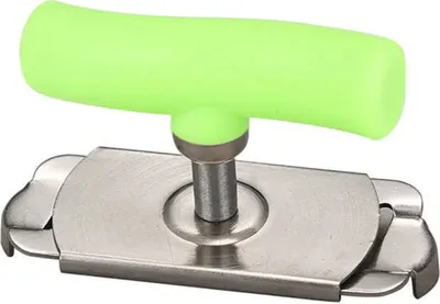 Produktbild von Dosenöffner mit verstellbarem Griff, leicht zu greifender Deckelöffner aus Edelstahl, Flaschenöffner, leichtgängige Rotation, Glasöffner für Senioren mit Arthritis