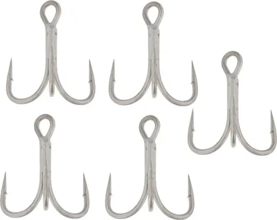 Produktbild von Westin Saltwater Treble Black Nickel - 5 Drillingshaken, Größe/Packungsinhalt:Gr. 4/0 / 5 Stück