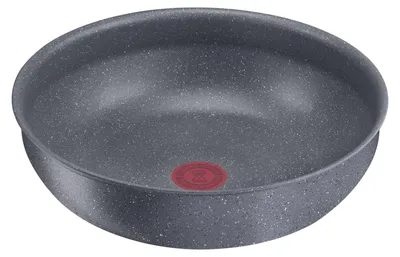 Produktbild von Tefal Ingenio L3967702, Rund, Wok-/Bratpfanne, Grau, Titanium Mineralia+, Thermo-Punkt, 26 cm