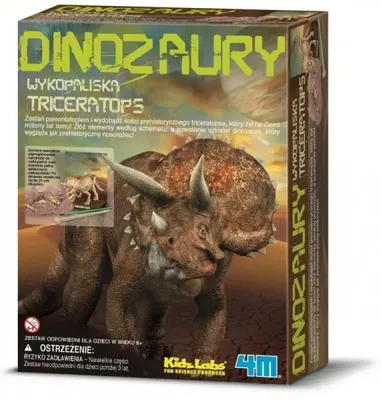 Produktbild von Wissenschaftliches Set. Triceratops-Ausgrabung. – 4M