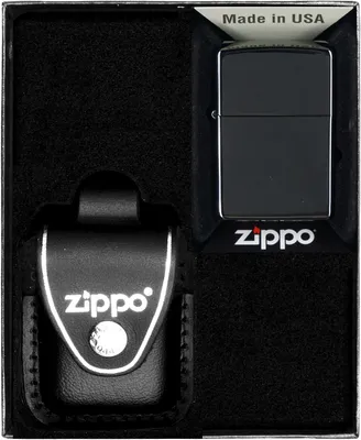 Produktbild von Feuerzeug-Set ZIPPO EBONY Geschenk No3