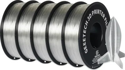 Zdjęcie produktu dla filament do drukarek 3D, materiał PLA, wszechstronna kompatybilność, przezroczysty