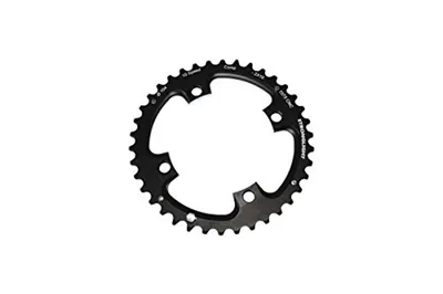 Produktbild von Stronglight Kettenblatt Schwarz 4 Arm Shim 2/10 F. 104Mm 38 Z.