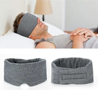 Produktbild von Verstellbares Schlafmasker für Männer und Frauen - Lichtblockierendes Augenmaske zum Schlafen, Meditieren und Reisen