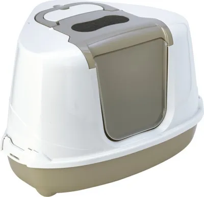 Image de Moderna Corner Bac à litière Flip Beige