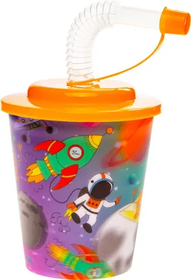 Zdjęcie produktu dla Kubek Duckiez z pokrywką i przegródką na słomkę, 12 szt.