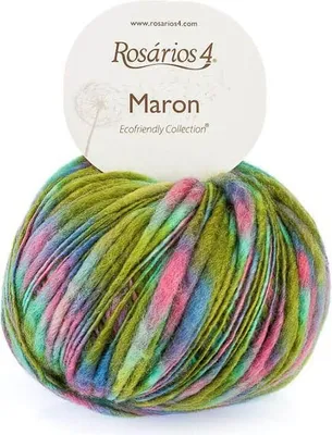Produktbild von Rosários 4 Maronto Wolle - Bulky, 100% Wolle, Vielseitig, Warm & Farbenfroh, 100m/100g