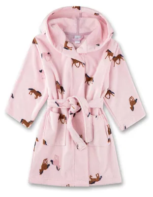 Produktbild von Sanetta Mädchen-Bademantel rosa Pferd 92