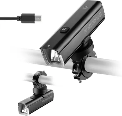 Produktbild von ROCKBROS Set Fahrradlicht Vorne/Hinten 1500 Lm Intelligent LED 5500mAh USB-C 5 Modi IPX6 MTB