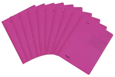Productafbeelding van Snelhefter 26001200, A4, karton, roze, verpakking met 10 stuks