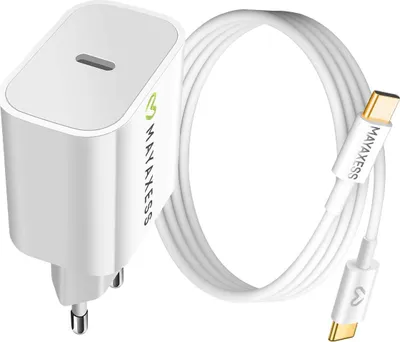 Produktbild von Mayaxess, 20W Ladegerät für Google Pixel 10 mit 1m USB-C Kabel, Weiß