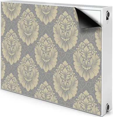 Produktbild von Magnet Heizkörper-Abdeckung Verkleidung Abdeckung Heizkörperabdeckung 80x60 cm - Damast, Muster