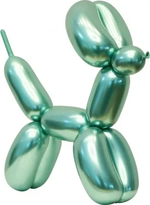 Produktbild von 50 Modellierballons platin grün