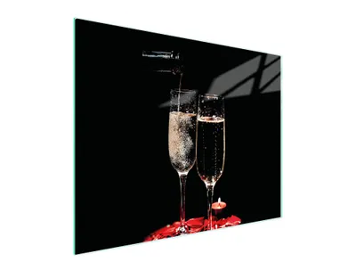Image de Planche à découper en verre 52x40 vin