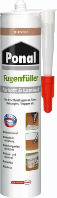 Produktbild von Ponal Fugenfüller Parkett & Laminat 280 ml Kartusche, Kirsche