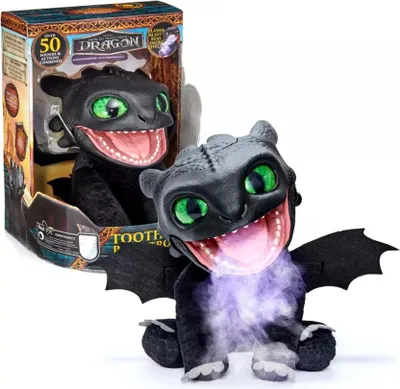 Image de WOW Stuff Interactive mascot Wow! Stuff Puppetronic Real FX Toothless - How to Train Your Dragon (HTTYD-1001-01)