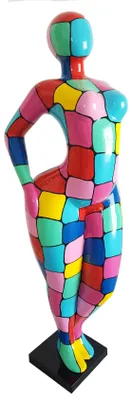 Produktbild von Abstrakte Deko Figur Statue Skulptur 130cm Figuren Statuen Skulpturen (N113A)