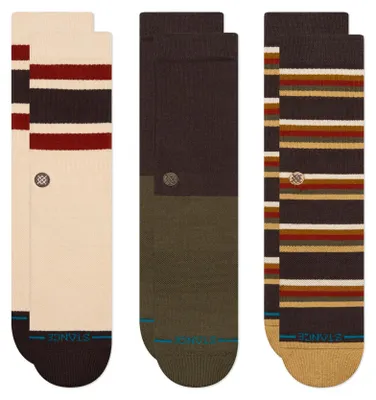Produktbild von Stance Mill House Crew Socken 3er Pack Dark Brown