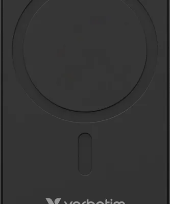 Produktbild von Verbatim Charge 'n' Go Essentials, 5000 mAh, Quick Charge 3.0, Kabelloses Aufladen, 35 W, Schwarz