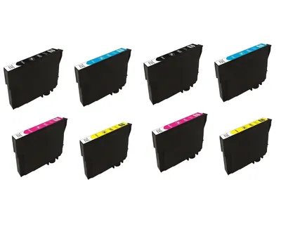 Produktbild von Tisanto 8 Druckerpatronen Set kompatibel zu Epson 603 XL XP2100 XP3100 XP4100 WF2810 WF2830 WF2850