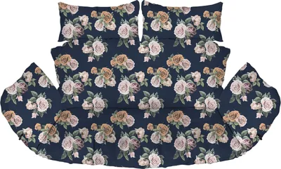 Produktbild von Zwei Personen Kissen Für Hängesessel, Doppelkissen, Polster Bodenkissen Für Schwenksessel, Auflage Für Hängeschaukel, Rückenkissen Rosa [114]