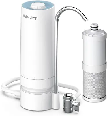 Zdjęcie produktu dla [Ultra Filtration] Waterdrop nablatowy filtr do wody, przypomnienie o żywotności filtra, 4000 galonów, WD-CTF-07 (1 filtr w zestawie)