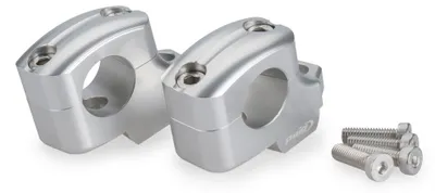 Image de Rehausses de guidon PUIG 22101P Pullback adaptées à la YAMAHA MT-09 SP Argent