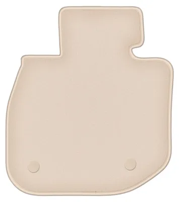 Produktbild von DURBAN Beige Velours-Fahrerfußmatte für BMW iX1 Crossover (2022-)