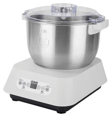 7L Edelstahl Teig-Knetmaschine, elektrisch, mit Gärfunktion, 200W