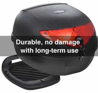 Produktbild von Motorrad Topcase - 36 L Gepäckbox - Für Einen Helm - 40 x 38,5 x 25 cm - Schwarz