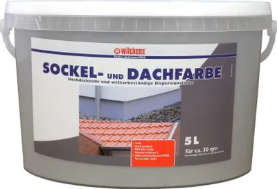 Produktbild von Wilckens Sockel- & Dachfarbe matt, 5 l, Steingrau