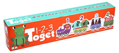 Produktbild von Lernspielzeug zum Zahlen- und Tiere lernen, Waggons zum Zuordnen für Kinder ab 3 Jahren