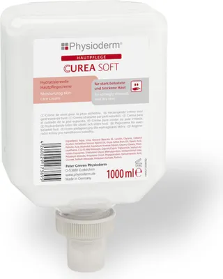 Produktbild von PHYSIODERM CUREA Hydratisierende Hautpflegecreme für trockene Haut | Flasche (1 l)