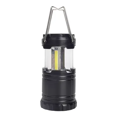 Obrázek produktu pro LED kempingová lampa 3W COB 240lm 6000K studená bílá IPX2 3xAA baterie černá