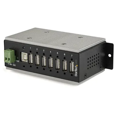 Immagine prodotto di StarTech.com HB20A7AME Hub di interfaccia USB 2.0 Tipo-B 480 Mbps Nero