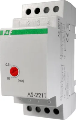 Produktbild von Treppenhausautomat Treppenlichtzeitschalter Zeitrelais mit Ausschaltzeit Warnfunktion AS-221T F&F 2136