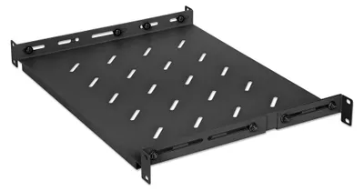 Productafbeelding van Intellinet 714082 INTELLINET 19"Fachboden variable Schienen 350mm tief schwarz