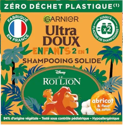 Produktbild von Garnier - Ultra Sanftes 2-in-1 Kinderfestes Shampoo – Der König der Löwen