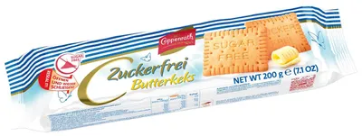 Produktbild von Coppenrath Zuckerfrei Butterkeks 200g