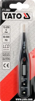 Produktbild von Prüflampe Spannungsprüfer Test Lampe 12-250V Lcd