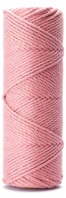 Produktbild von Grzanpol Makramee Garn 3PLY 3mm 100m Puderrosa