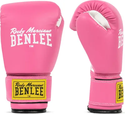 Obrázok produktu pre Juniorské boxerské rukavice zo syntetickej kože RODNEY JUNIOR Pink/White 04 oz BENLEE