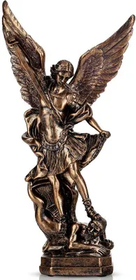 Image de Figurine d'ange en résine de 31,8 cm, décoration religieuse, objet de collection