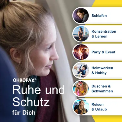Produktbild von OHROPAX Good Night Ohrstöpsel Silikon Schalldämmwert SNR 23 dB 16 Stück