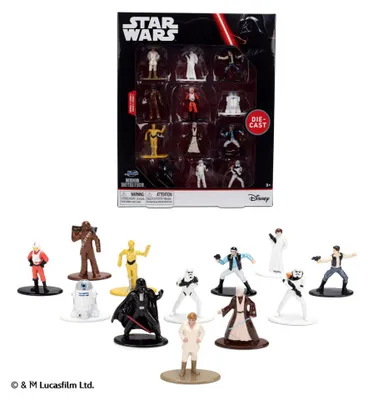 Produktbild von Jada – Star Wars Figuren – 4 cm – 12-teiliges Set